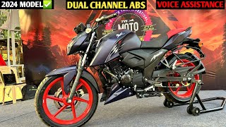 Finally New 2024 TVS Apache RTR160 4V Is Back With New Updates 👑  New Apache RTR160 4V 2024 Model [upl. by Glennis]