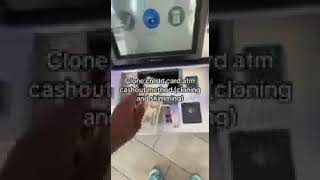 Clone credit card CASHOUT at the ATM [upl. by Corilla]