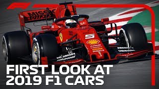 First Look At 2019 F1 Cars On Track  F1 Testing 2019 [upl. by Rizzi]