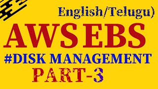 Day3 Real Time AWS EBS Explanation  AWS in Telugu  AWS Tutorials by Corporate Trainer MrKK [upl. by Cressy996]