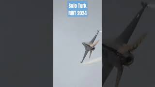 riat riat2024 airshow aircraft aviation military f16 turkey turkish shorts solotürk jet [upl. by Kevina]