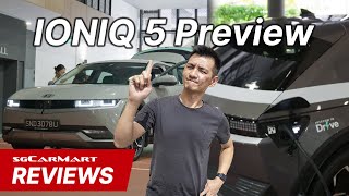 Checking Out The Hyundai IONIQ 5 In Jurong  sgCarMart Access [upl. by Alysa]