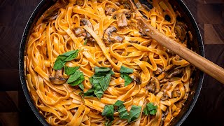 Spicy Creamy Mushroom Pasta [upl. by Namara151]