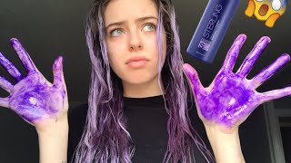 HOW I PURPLE SHAMPOO ON DRY HAIR OMG BEFORE amp AFTER✨ [upl. by Erhard]