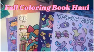 Fall 2024 Coloring Book Haul [upl. by Eisej]