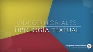 Tipología Textual Esquema básico [upl. by Giraud731]