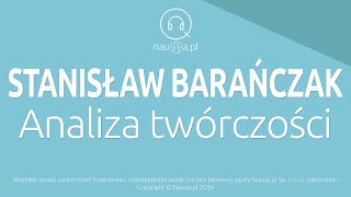 STANISŁAW BARAŃCZAK  analiza twórczości – streszczenie i opracowanie lektury  nauqa [upl. by Bonnette18]