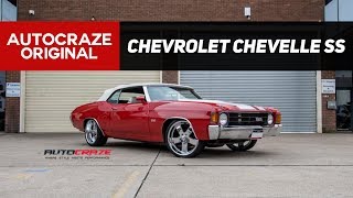 AMERICAN REBEL  Chevrolet Chevelle SS Wheels amp Tyres  US Mag Hustler Wheels  AutoCraze 2017 [upl. by Ressay]