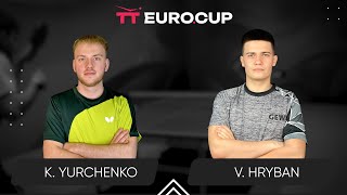 1815 Kiril Yurchenko  Vadym Hryban 04112024 TT EuroCup Ukraine Elite TABLE 4 [upl. by Weaks]