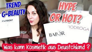 GBEAUTY TREND Kosmetik aus Deutschland  WORTH THE HYPE  BIODROGA BABOR MARBERT [upl. by Calore]