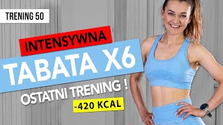 Wyzwanie 90 DNI  OSTATNI TRENING 50 TABATA x6  Monika Kołakowska [upl. by Nostets]