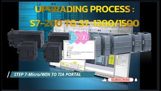 Migracion Proyecto de S7200 Step 7 MicroWin a TIA PORTAL software conversion tool Video 1 de 2 [upl. by Anaher]