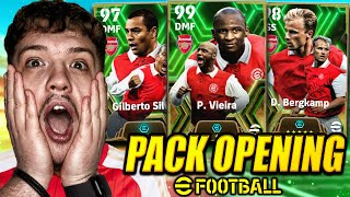 THE LUCKIEST Arsenal Invincible eFootball 2024 Pack Opening [upl. by Gordy33]