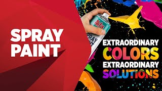 Akfix Spray Paint  Extraordinary Colors Extraordinary Solutions [upl. by Leiria]