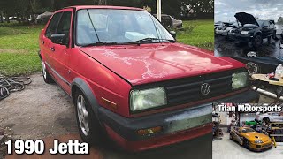 Another Mk2 Jetta Junkyard Hunting amp Titan Motorsports [upl. by Julio]