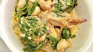 Creamy Chicken Spinach  How to cook  Mom JacQ [upl. by Nylg]