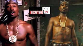 2Pac Toss It Up Video For The Makaveli Album Was Missing Thug Life Tattoo [upl. by Cyrille307]