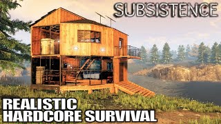 Hardest Survival Game Around  Subsistence Gameplay  Part 1 [upl. by Khichabia]