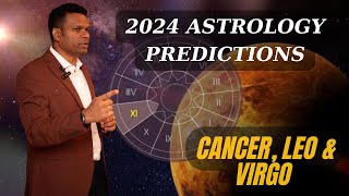 Yearly horoscope 2024 Astrology predictions for Cancer Leo amp Virgo Rashifal 2024 [upl. by Kylila]