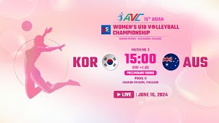 KORAUSPOOL D15th Asian Women’s U18 [upl. by Hceicjow39]