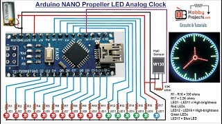 Arduino NANO Propeller LED Analog Clock [upl. by Rakabuba]