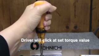 Tohnichi RTD Torque Screwdriver [upl. by Kevan]