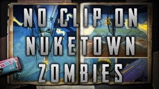 Black Ops 2 Zombies  How To No Clip On Nuketown Zombies In Theatre Mode [upl. by Warrin]