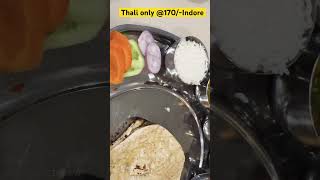 streetfood food indianstreetfood foodie indianfood sasta सस्ता purevegthali indore [upl. by Lokim775]