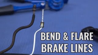 How To Bend and Flare Brake Lines EASY [upl. by Euhc540]