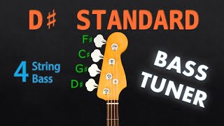 D STANDARD  BASS Tuning Tuner [upl. by Killion]