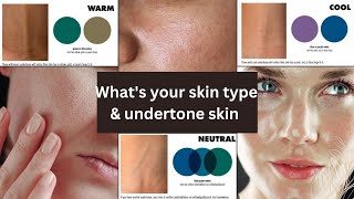 Determine skin type and undertone skin  Benefits of skin test [upl. by Catto]