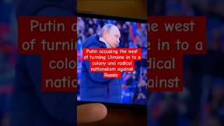 Putin alarming Accusation Ukraine as a pawn Zelensky Russia [upl. by Tildi182]