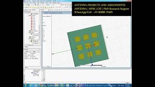 3 array HFSS ANTENNA DESIGN project [upl. by Virgilio]