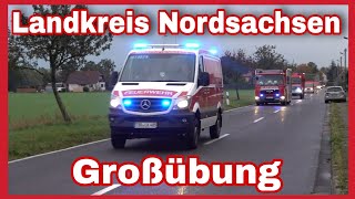 🚨NORDSACHSEN probt den Ernstfall🆘️EINSATZFAHRTEN Katastrophenschutzübung🚒🚑Bereitstellungsraum🚨 [upl. by Ahtnamas]