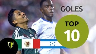 Top 10  Mejores Goles de México vs Honduras [upl. by Irik]