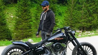 HarleyDavidson FXSB Breakout Rideout 150717 [upl. by Enaujed806]