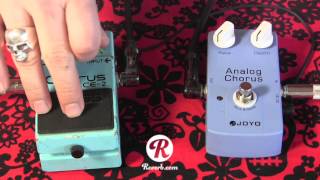 Boss CE2 Japan Black label vs JOYO Analog Chorus pedal comparison [upl. by Eynahpets]