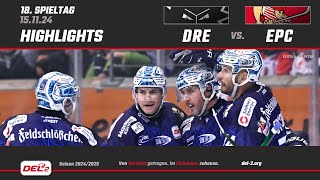 Game Highlights Spieltag 18 Dresdner Eislöwen vs Eispiraten Crimmitschau [upl. by Ralina]