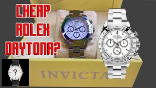 Invicta Speedway  CHEAP ROLEX DAYTONA  Should I Time This [upl. by Brighton]