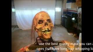 Halloween Pneumatic ZOMBIE Groundbreaker Animated Prop [upl. by Broek]