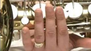 How to Play Baritone Saxophone  Baritone Saxophone Finger Placement Tips [upl. by Anauqed]