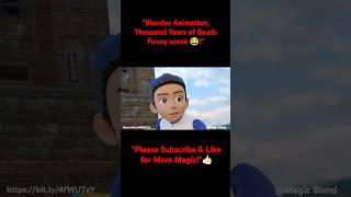 Blender 3D Death MoveBlender ThousandYearsOfDeath shorts shortsviral memes [upl. by Loughlin]