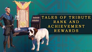 Tales of Tribute rank and achievement rewards  High Isle  ESO [upl. by Tynan]