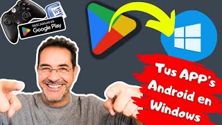 Cómo instalar aplicaciones ANDROID en WINDOWS 10  11 [upl. by Ahsinuq570]