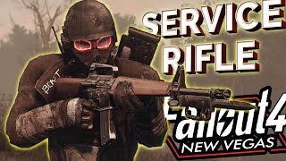 Fallout 4 SERVICE RIFLE FROM FALLOUT NEW VEGAS WITH All 6 Unique Weapon Locations Xbox OnePC [upl. by Everick752]