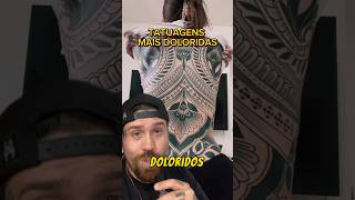 TATUAGENS MAIS DOLORIDAS😱 tatuagem tattoo [upl. by Knowles796]