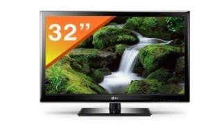 TV LED 32quot LG 32LS3400 HDTV Conversor Digital Integrado 2 HDMI USB [upl. by Nigle]