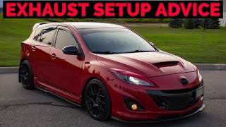 Mazdaspeed 3 EXHAUST SETUP GUIDE Picking The Best Setup For You [upl. by Malim]