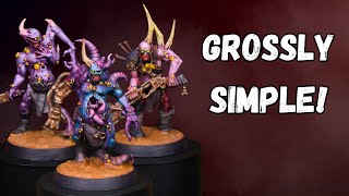 How to paint Poxwalkers  A miniature painting tutorial [upl. by Notlehs783]