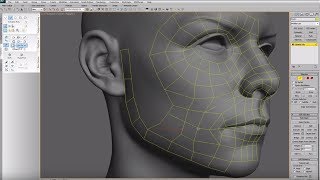 Retopology workflow inside 3ds max using the Graphite Modeling Tools Polyboost [upl. by Kiyoshi]